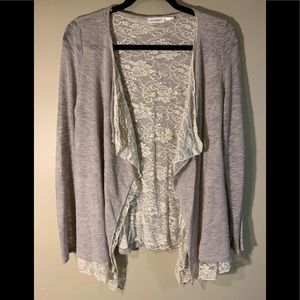 Cover up shirt. Size M. Lovely lace details.